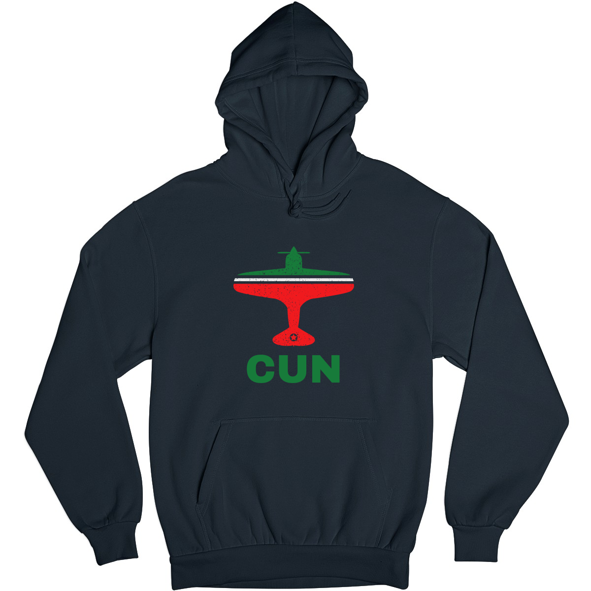 Fly Cancun CUN Airport  Unisex Hoodie | Navy