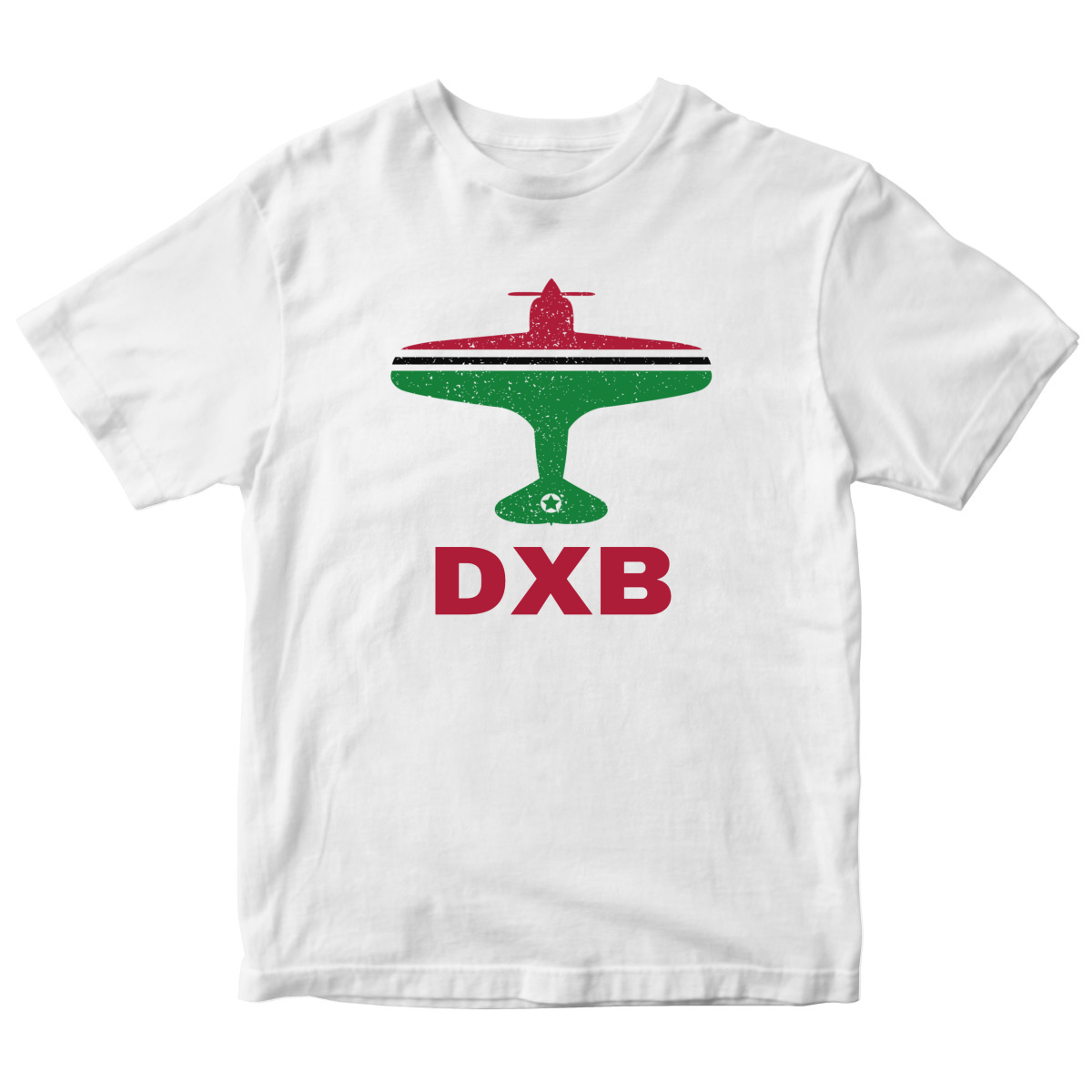 Fly Dubai DXB Airport Kids T-shirt | White