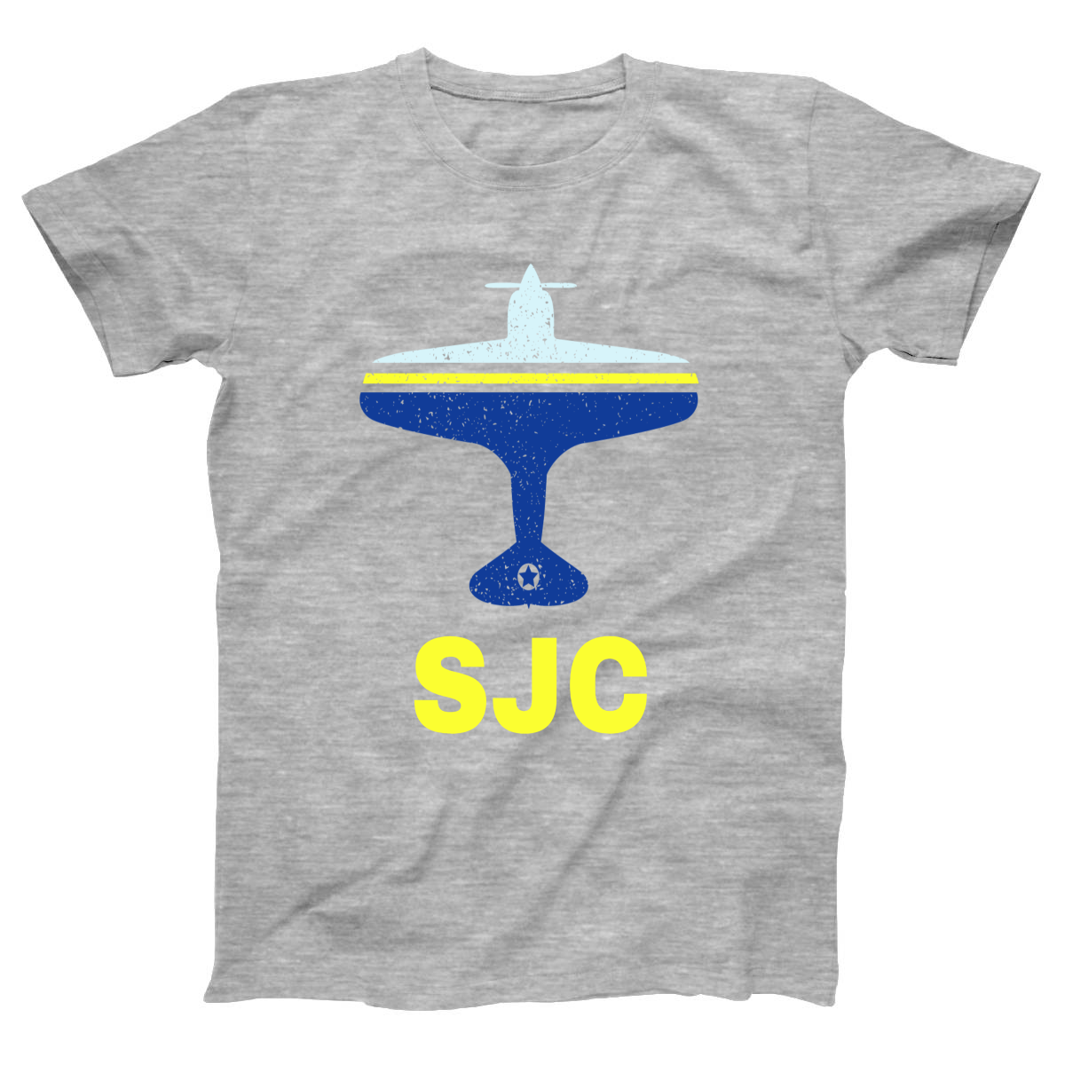 Fly San Jose SJC Airport Women's T-shirt | Gray