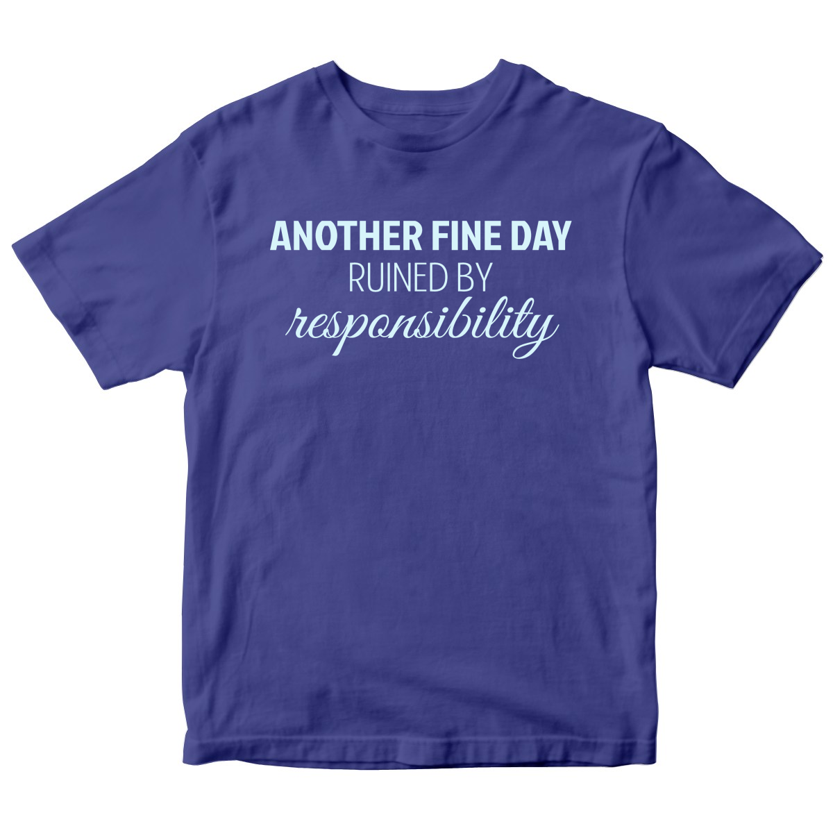 Another Fine Day Kids T-shirt | Blue