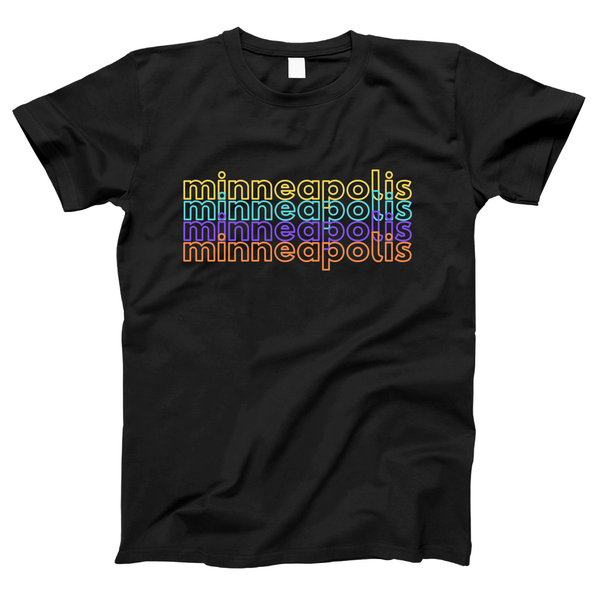 Minneapolis Women's T-shirt | Black