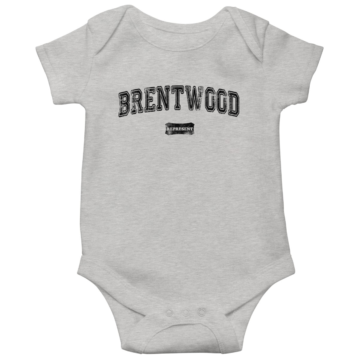 Brentwood Represent Baby Bodysuits | Gray