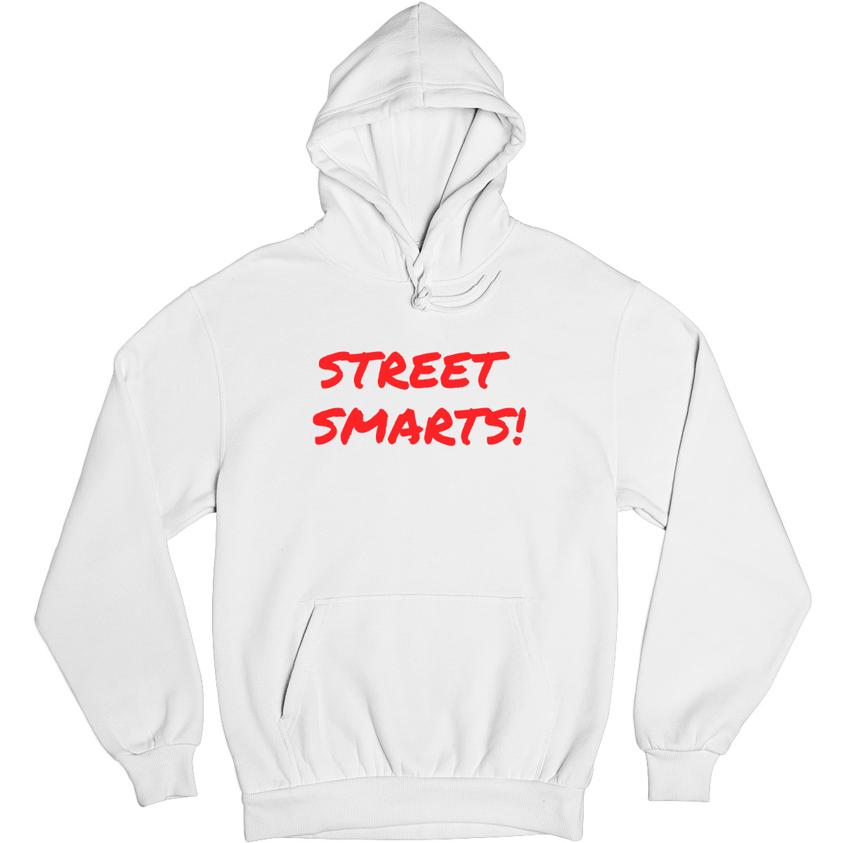 Street Smarts  Unisex Hoodie | White