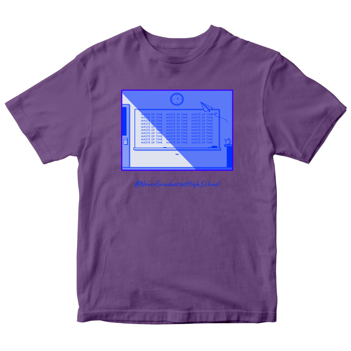 High School Kids T-shirt | Purple
