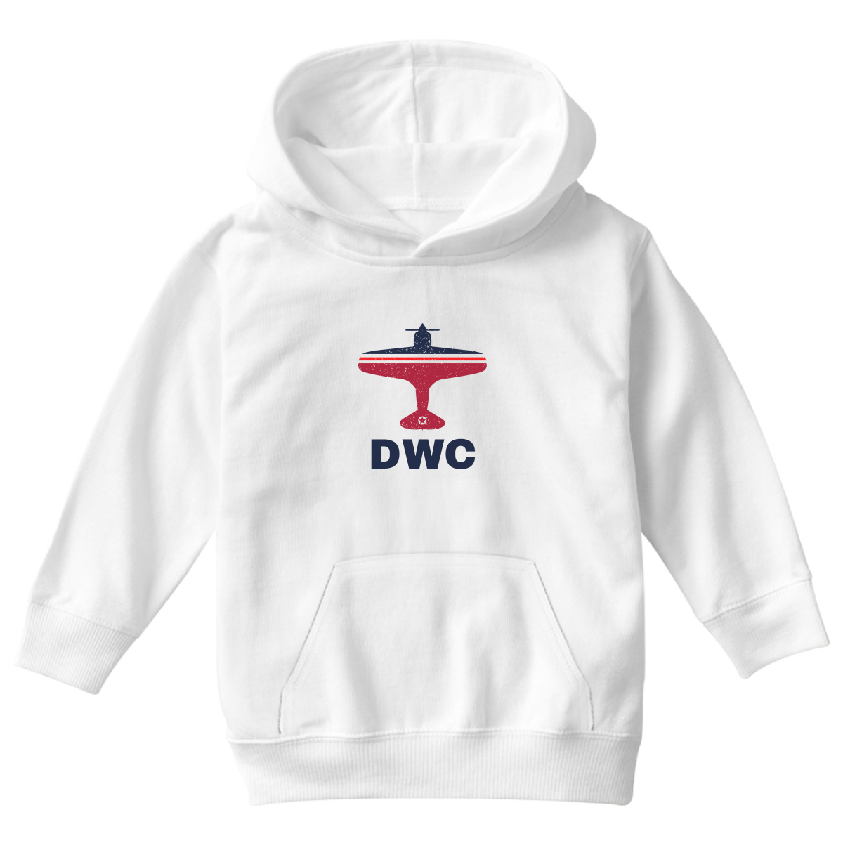 Fly Dubai DWC Airport  Kids Hoodie | White