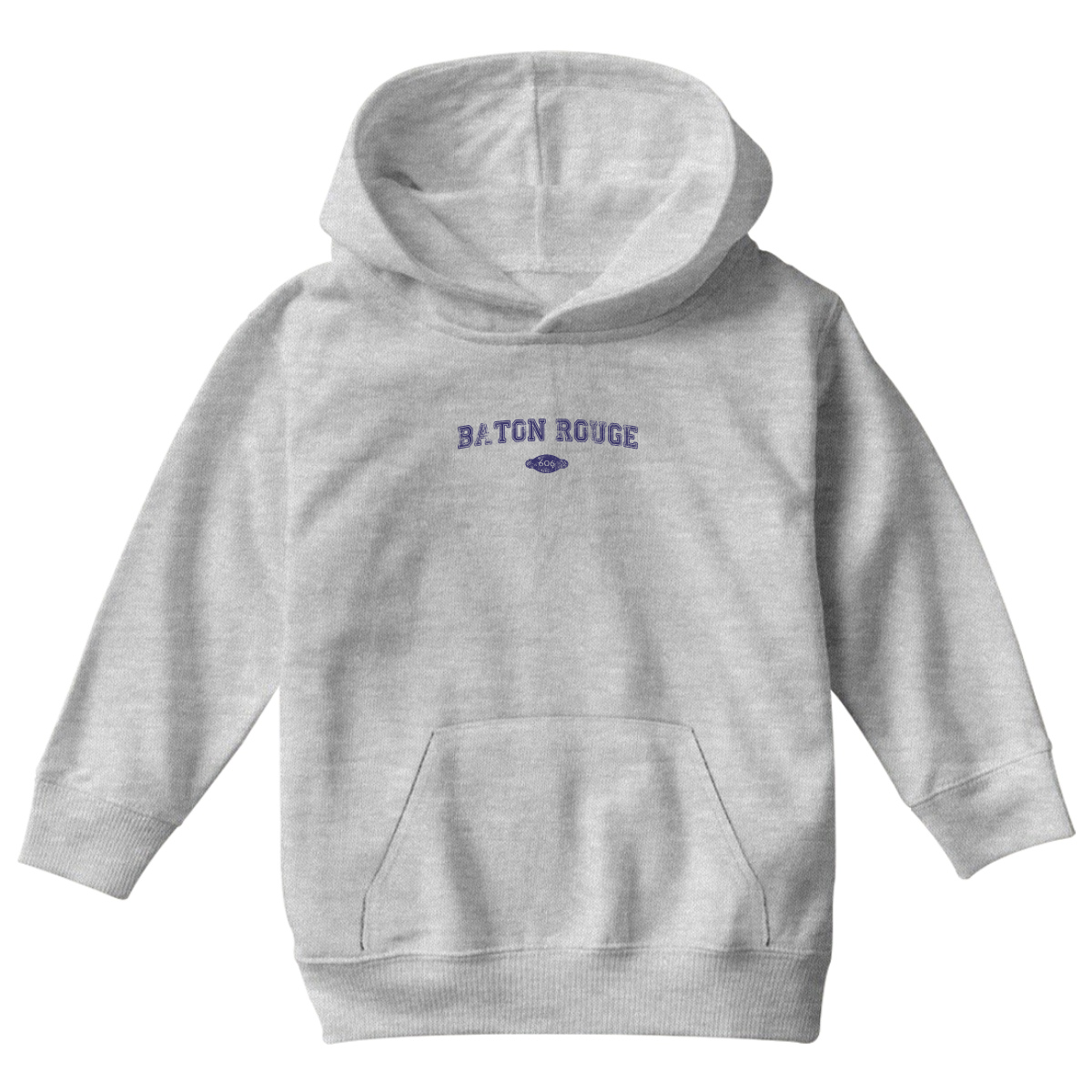 Baton Rouge 1699 Represent Kids Hoodie | Gray