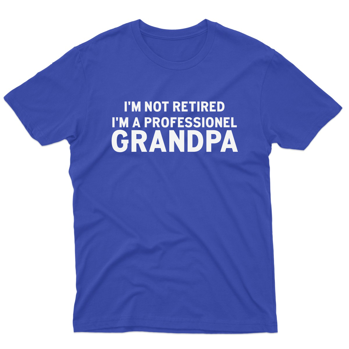  I'm A Professional Grandpa  Men's T-shirt | Blue