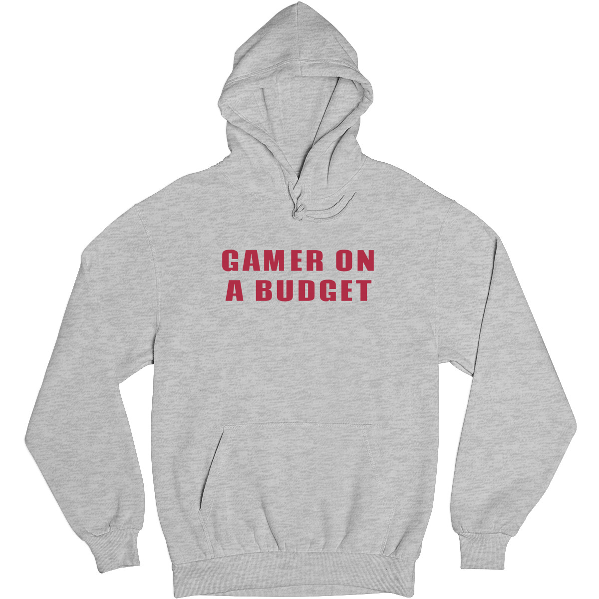 Gamer On A Budget Unisex Hoodie | Gray