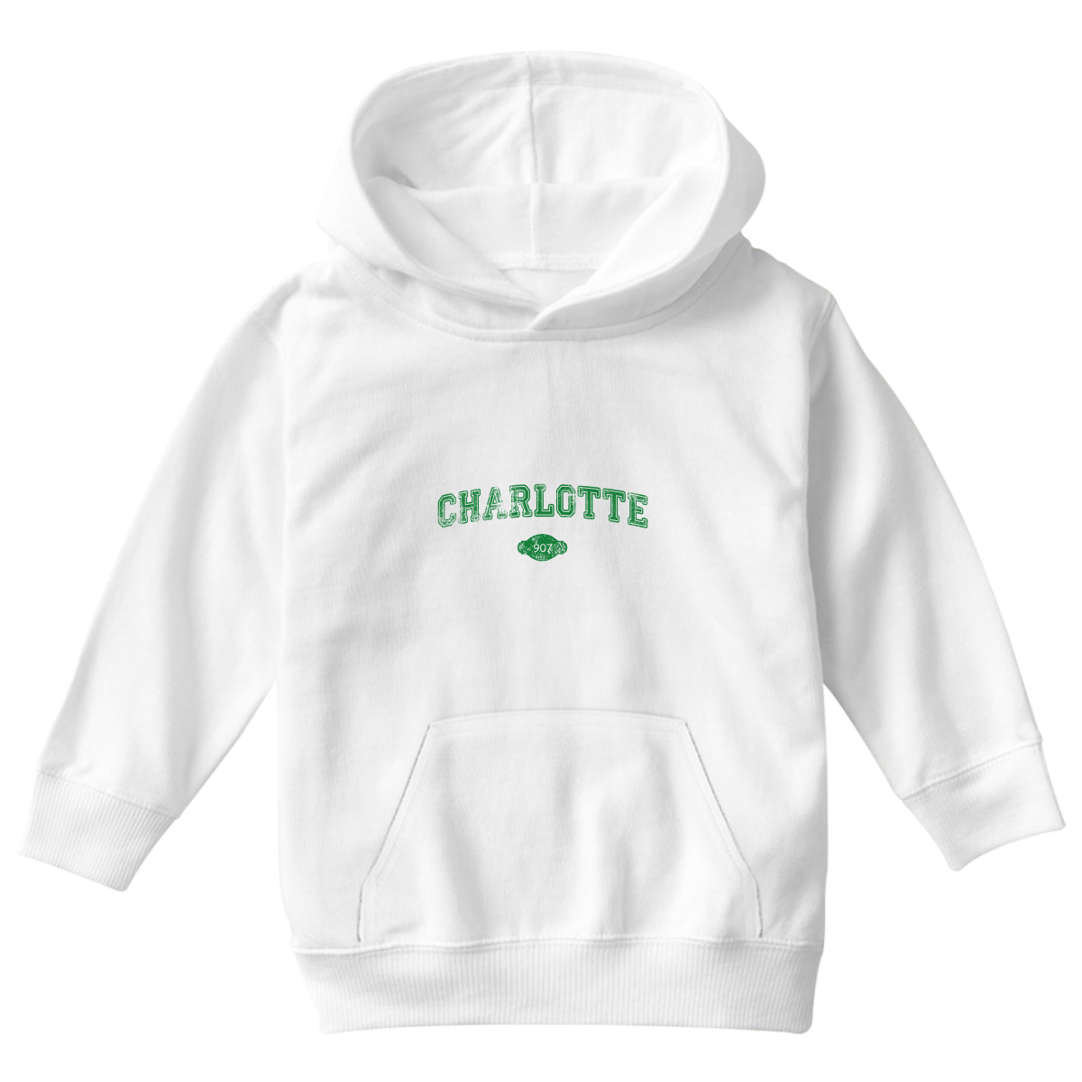 Charlotte  Represent Kids Hoodie | White