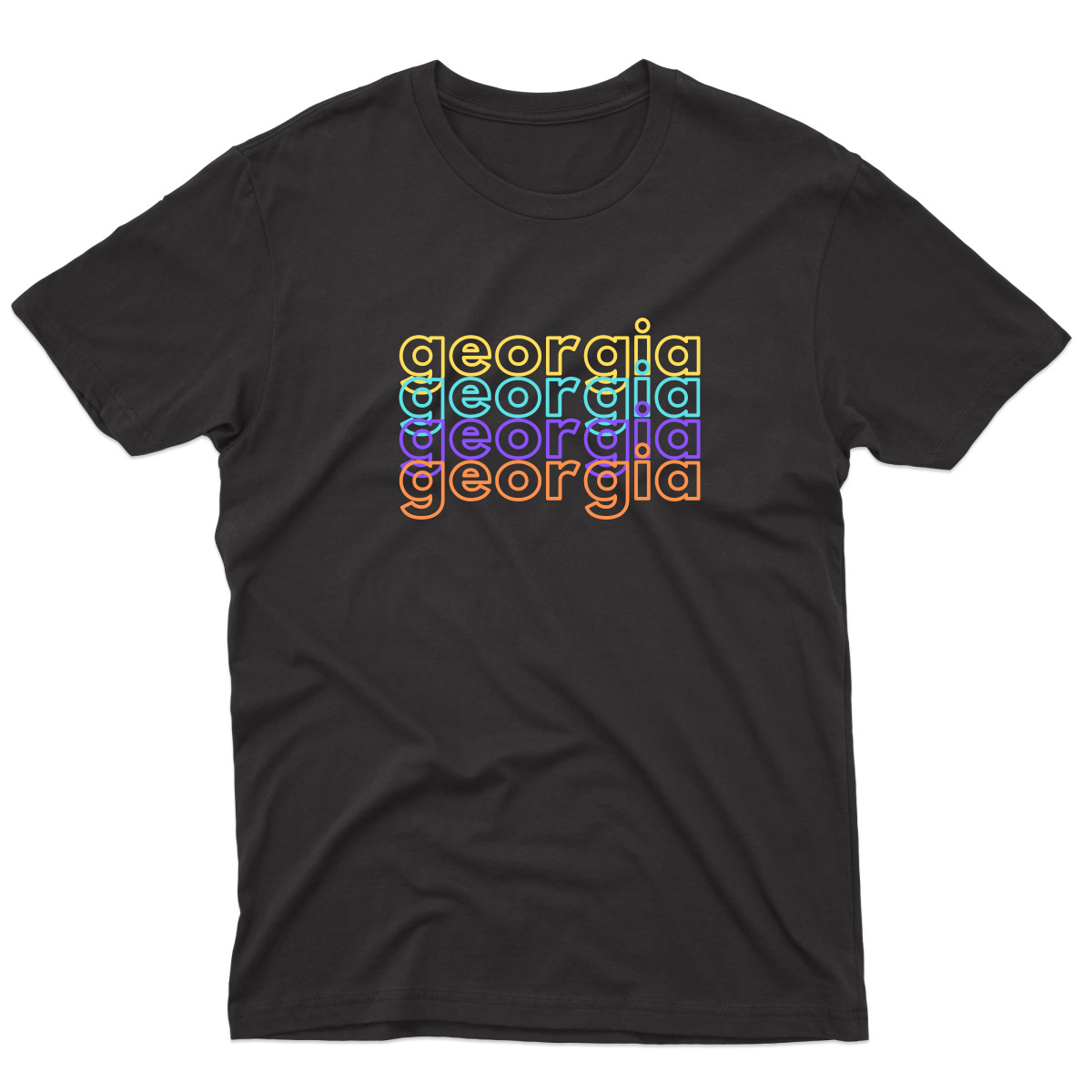 Georgia Men's T-shirt | Black