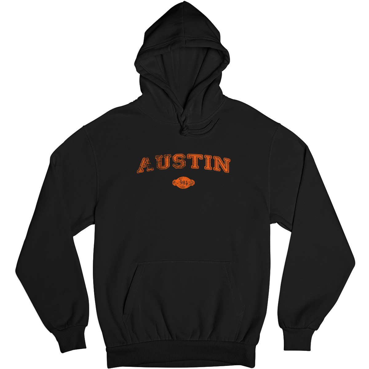 Austin 1839 Represent Unisex Hoodie | Black