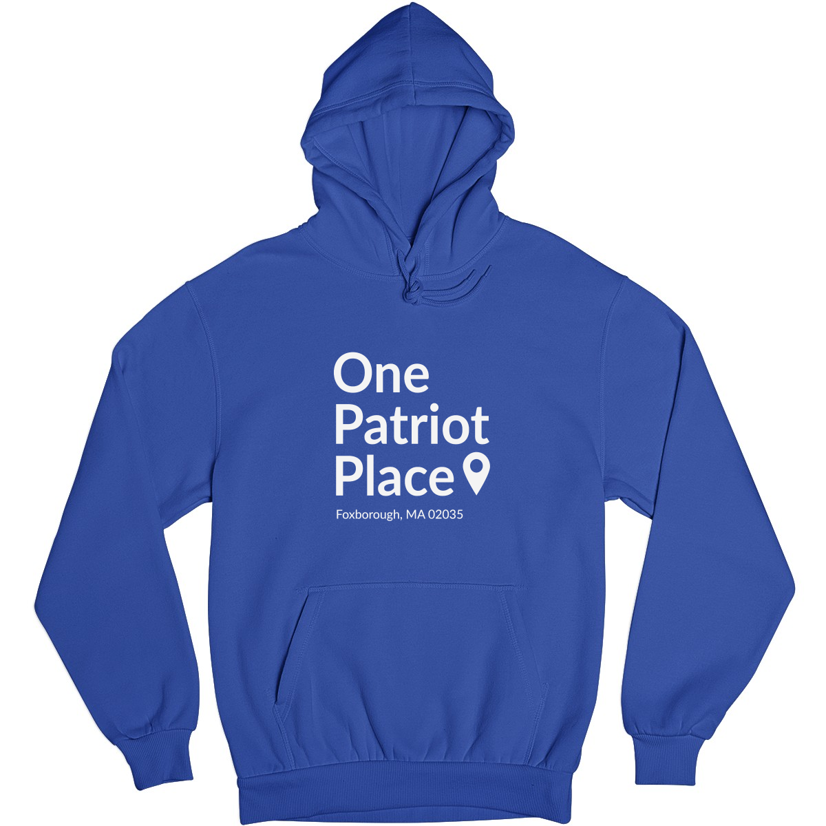 New England Football Stadium Unisex Hoodie | Blue