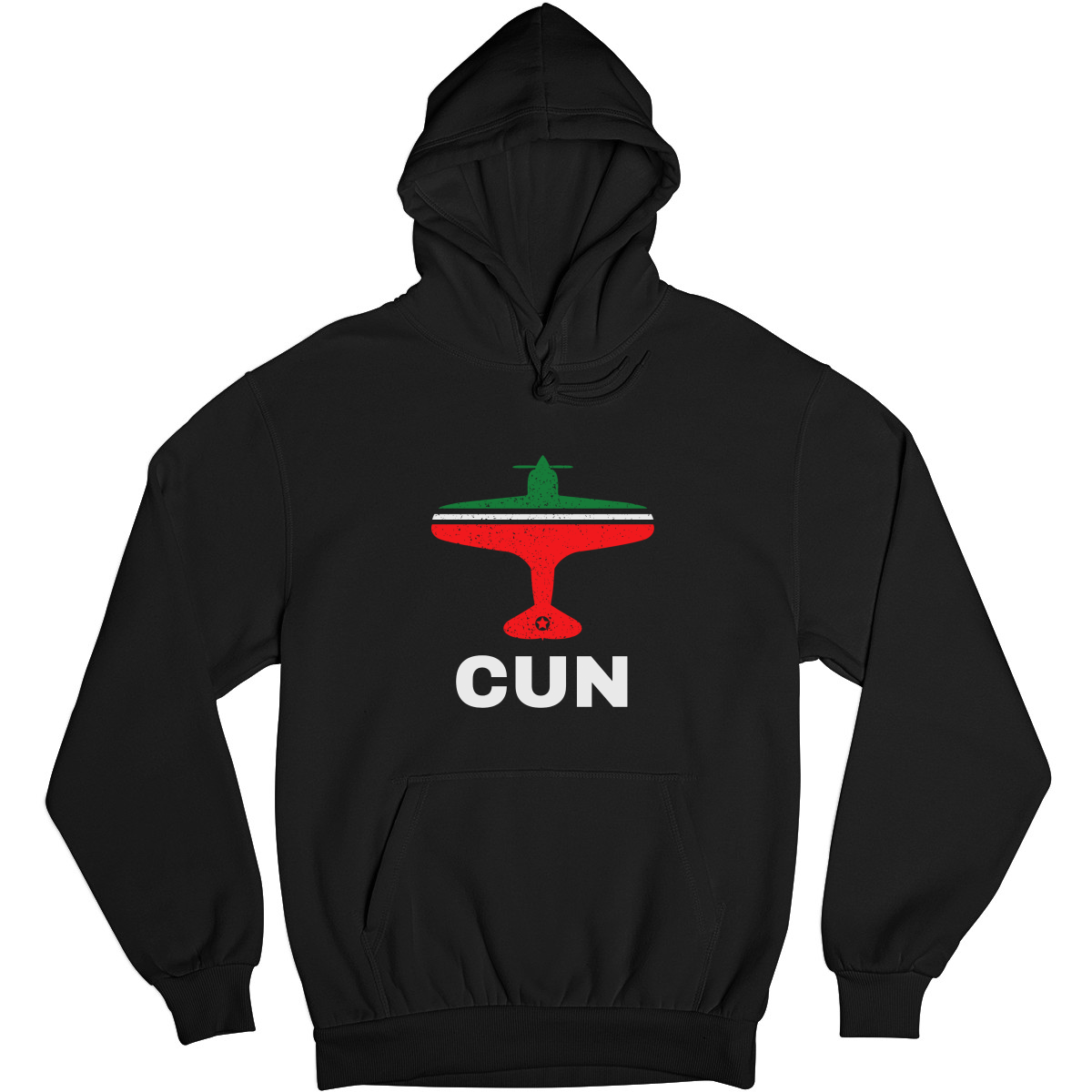 Fly Cancun CUN Airport  Unisex Hoodie | Black