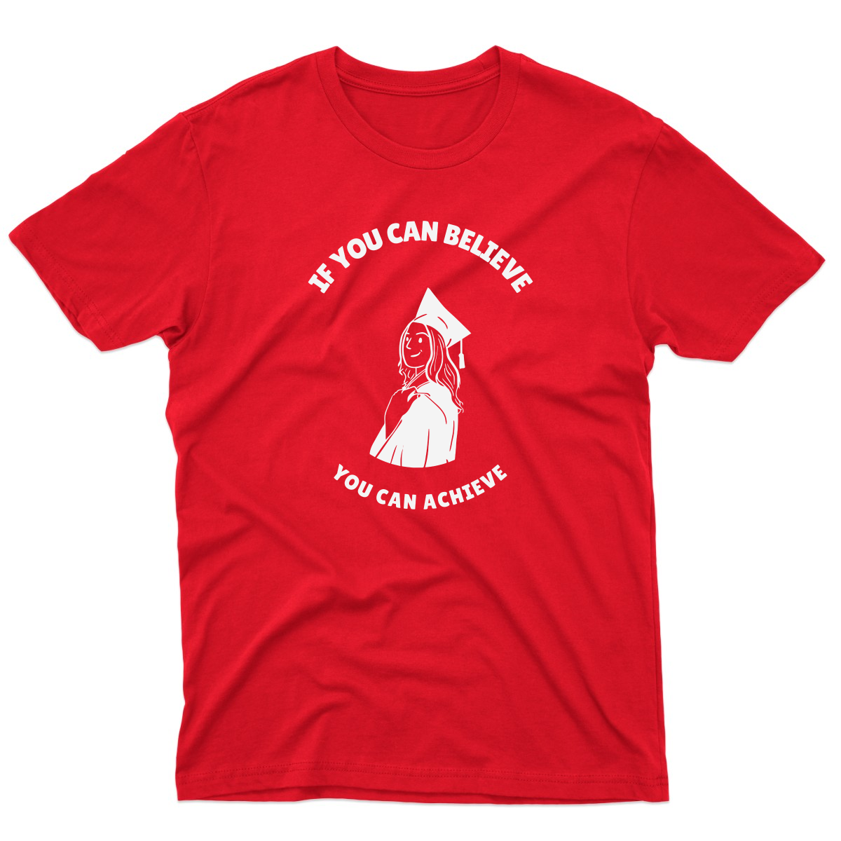 If You Can Believe You Can Achieve Men's T-shirt | Red