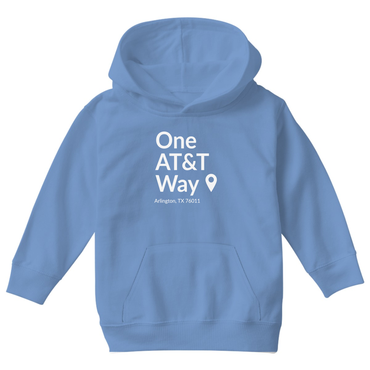 Dallas Football Stadium  Kids Hoodie | Blue