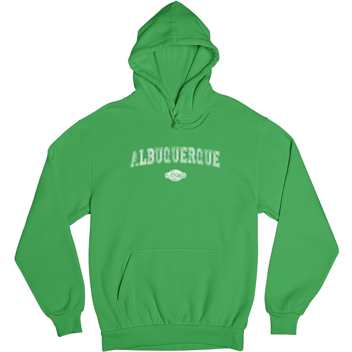 Albuquerque 1706 Represent Unisex Hoodie | Green