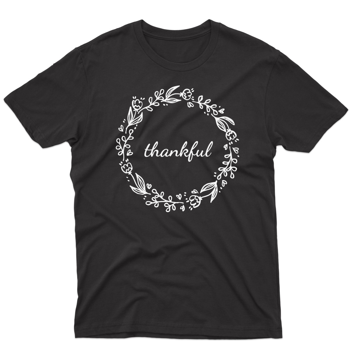 Thankful Men's T-shirt | Black