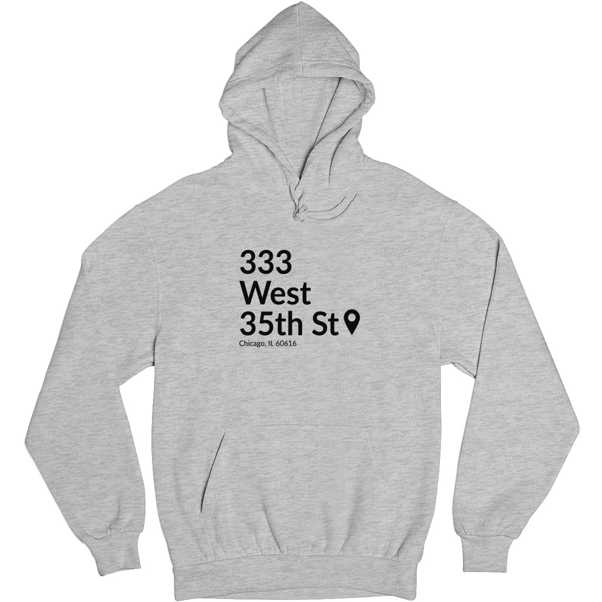 Chicago Baseball Stadium South Side Unisex Hoodie | Gray