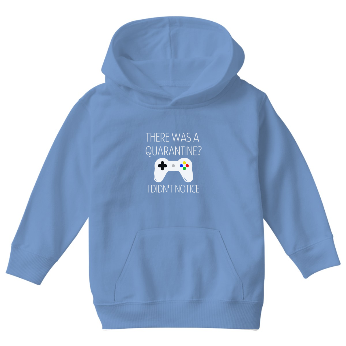 THERE WAS A QUARANTİNE Kids Hoodie | Blue