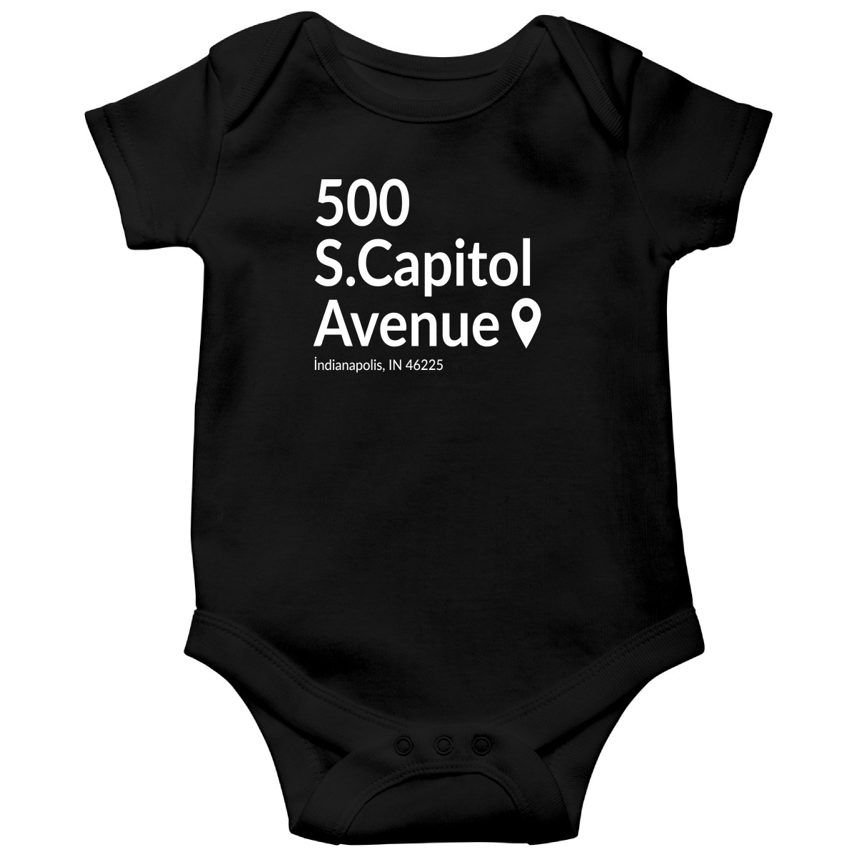 Indianapolis Football Stadium Baby Bodysuits