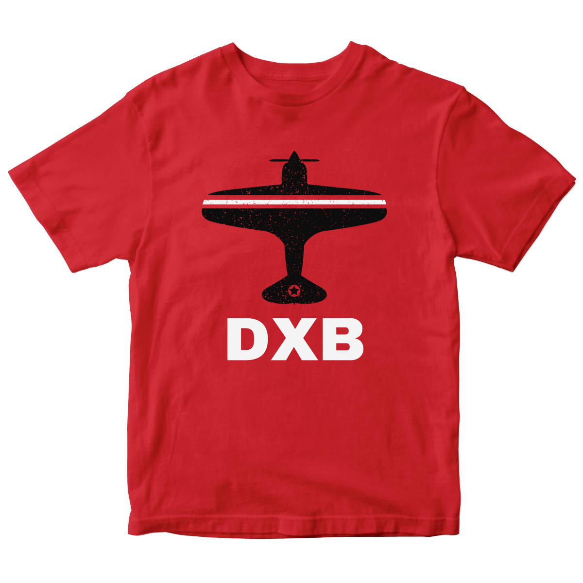 Fly Dubai DXB Airport Kids T-shirt | Red