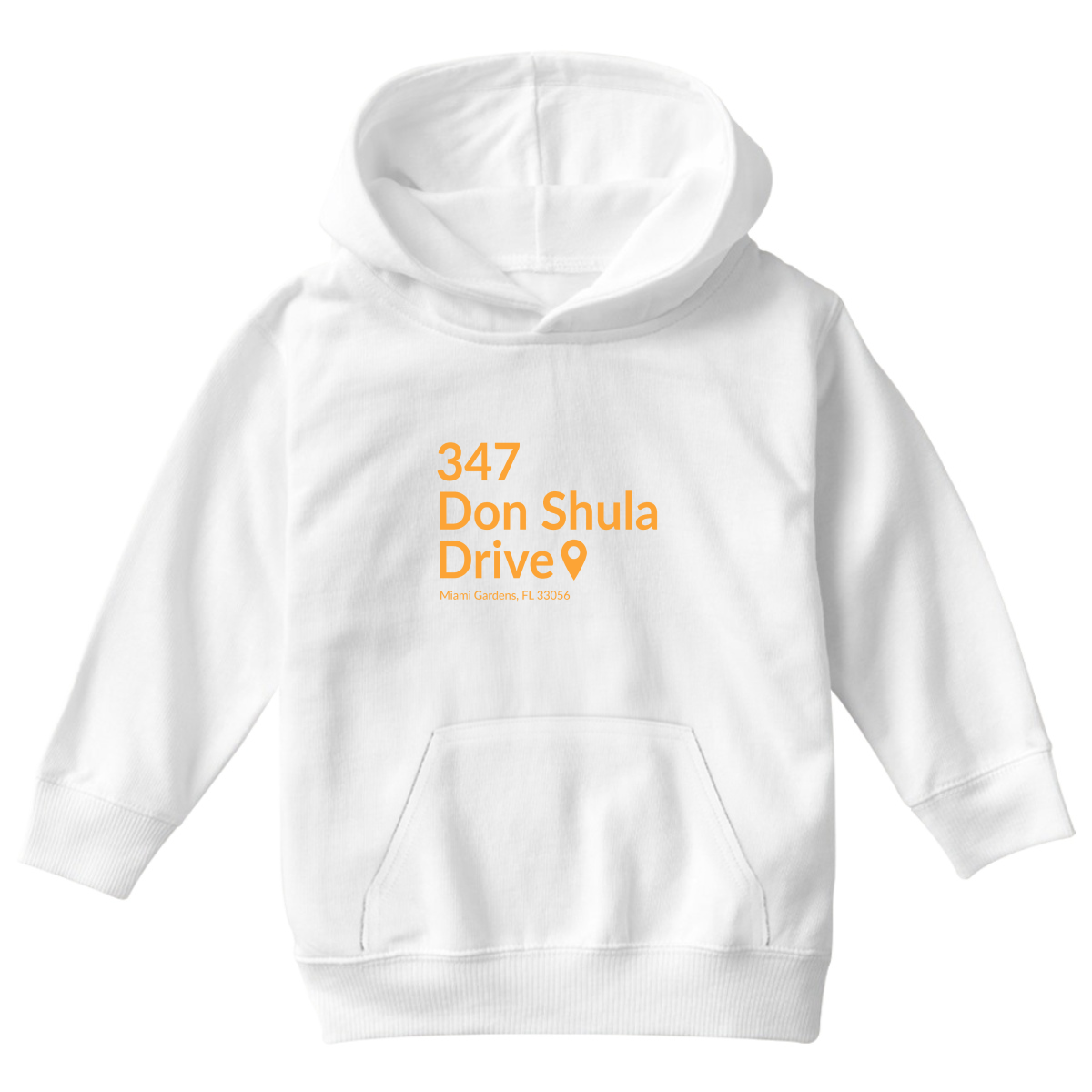 Miami Football Stadium Kids Hoodie | White