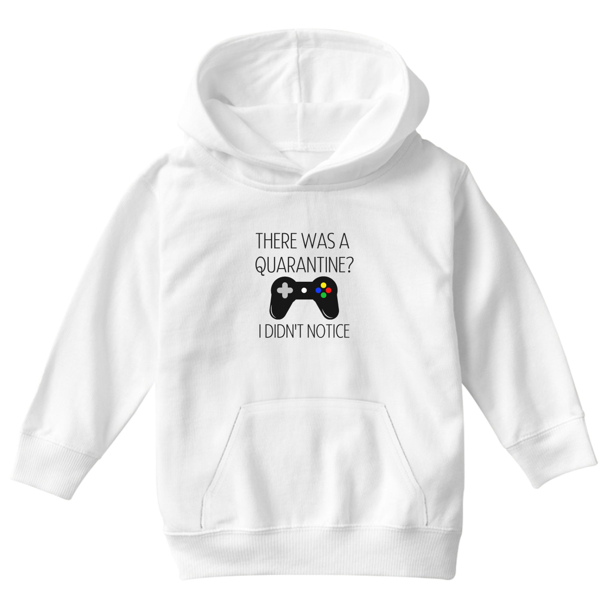 THERE WAS A QUARANTİNE Kids Hoodie | White