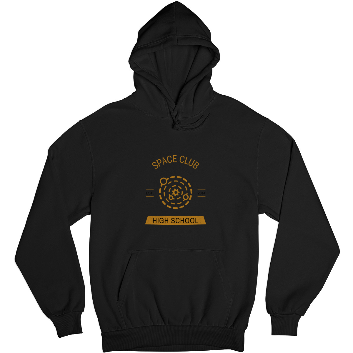 Space Club High School Unisex Hoodie | Black