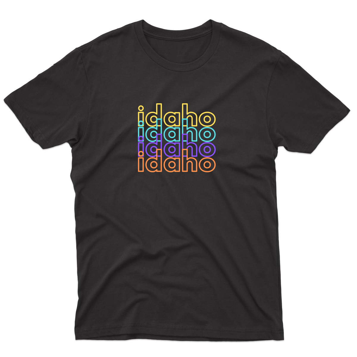 Idaho Men's T-shirt | Black