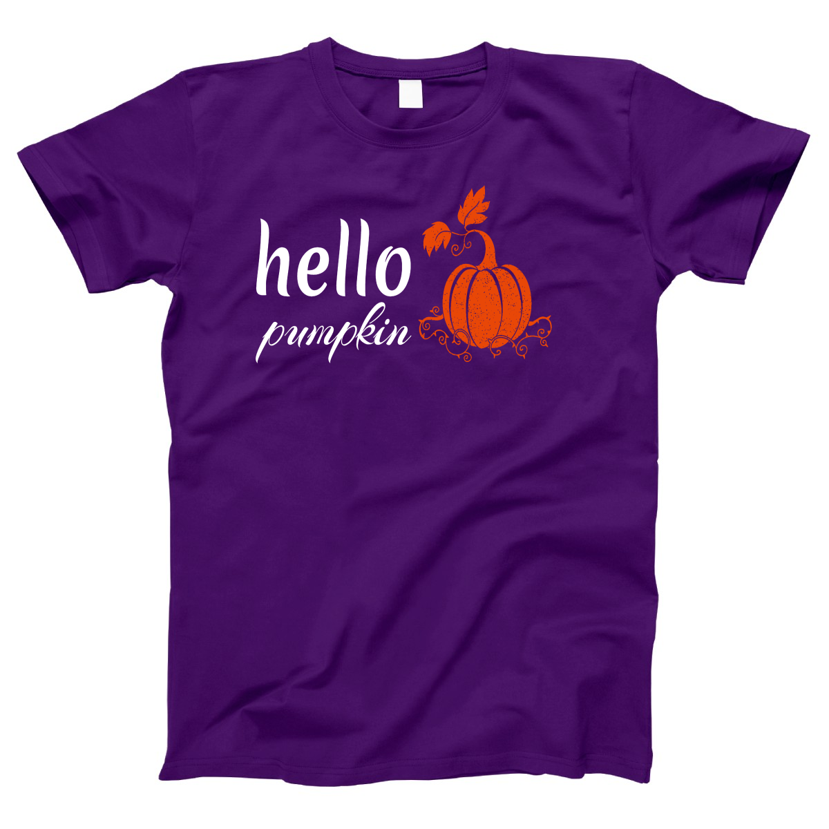 Hello Pumpkin Women's T-shirt | Purple