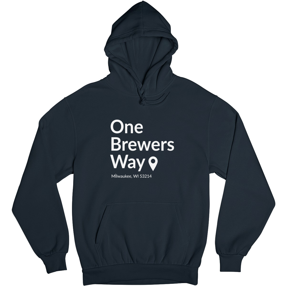 Milwaukee Baseball Stadium Unisex Hoodie | Navy