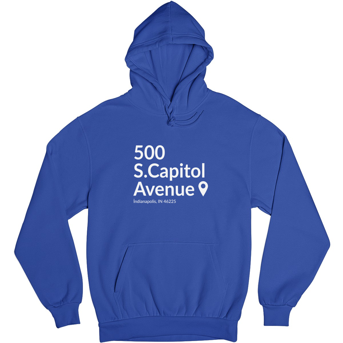 Indianapolis Football Stadium Unisex Hoodie | Blue