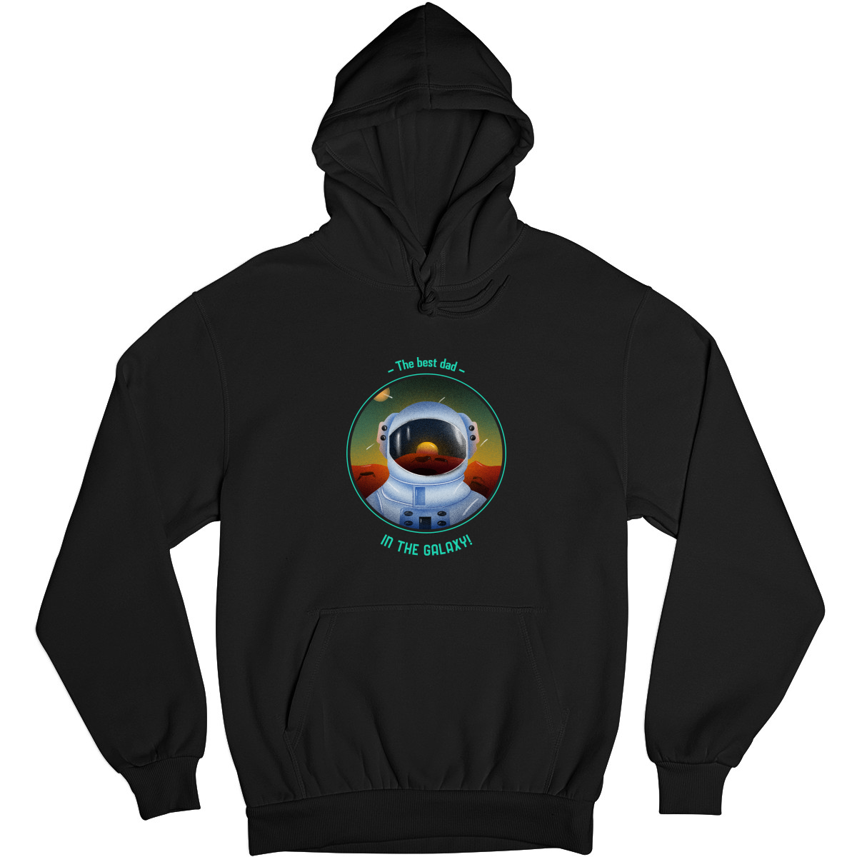 The best dad in the galaxy Unisex Hoodie | Black