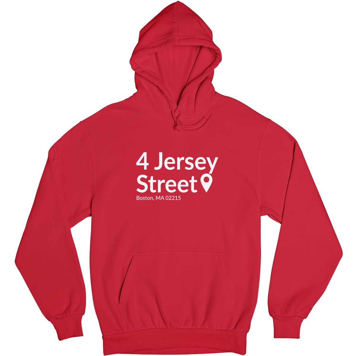 Boston Baseball Stadium Unisex Hoodie | Red