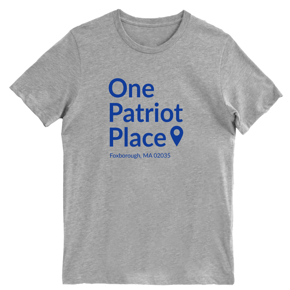 New England Football Stadium Men's T-shirt | Gray