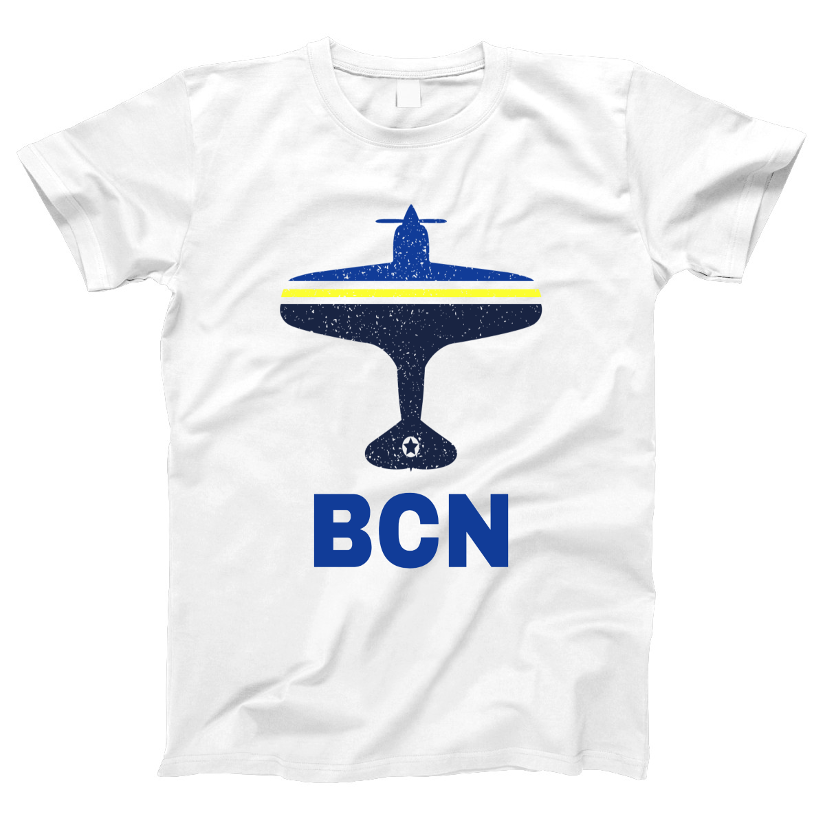 Fly Barcelona BCN Airport Women's T-shirt | White