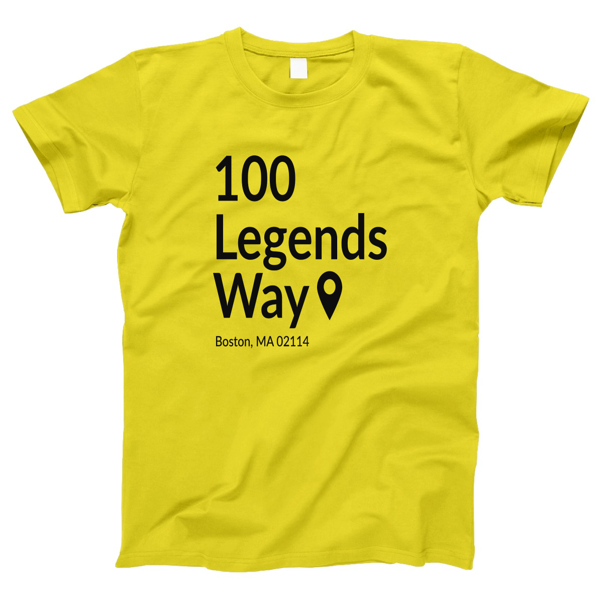 Boston Hockey Stadium Women's T-shirt | Yellow