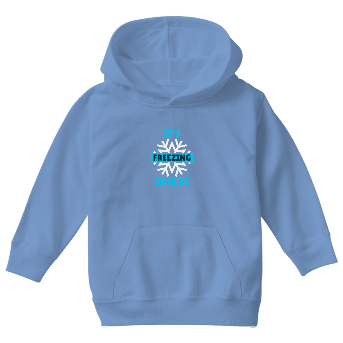 It's Freezing In Here! Kids Hoodie | Blue