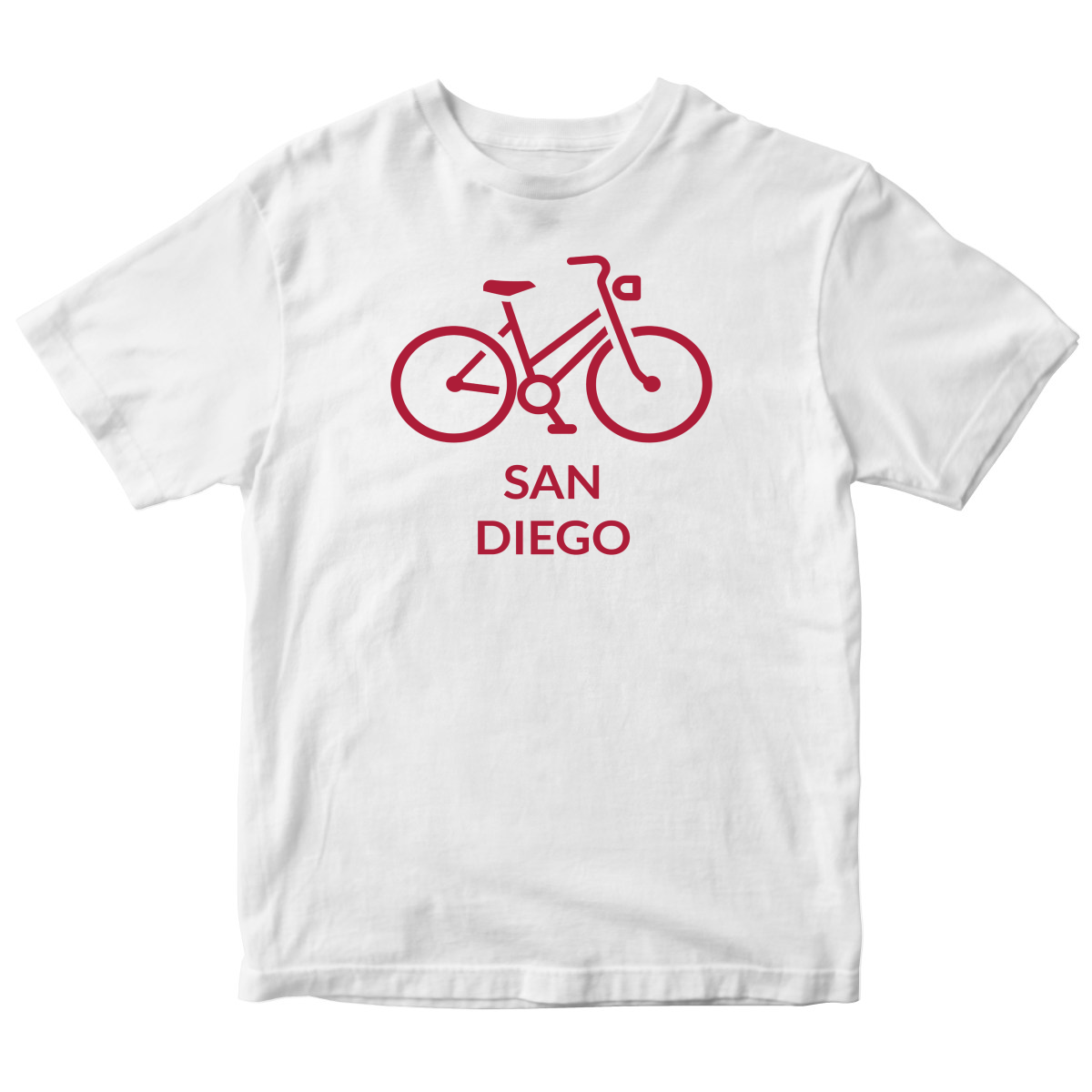 Bike San Diego Represent Kids T-shirt | White