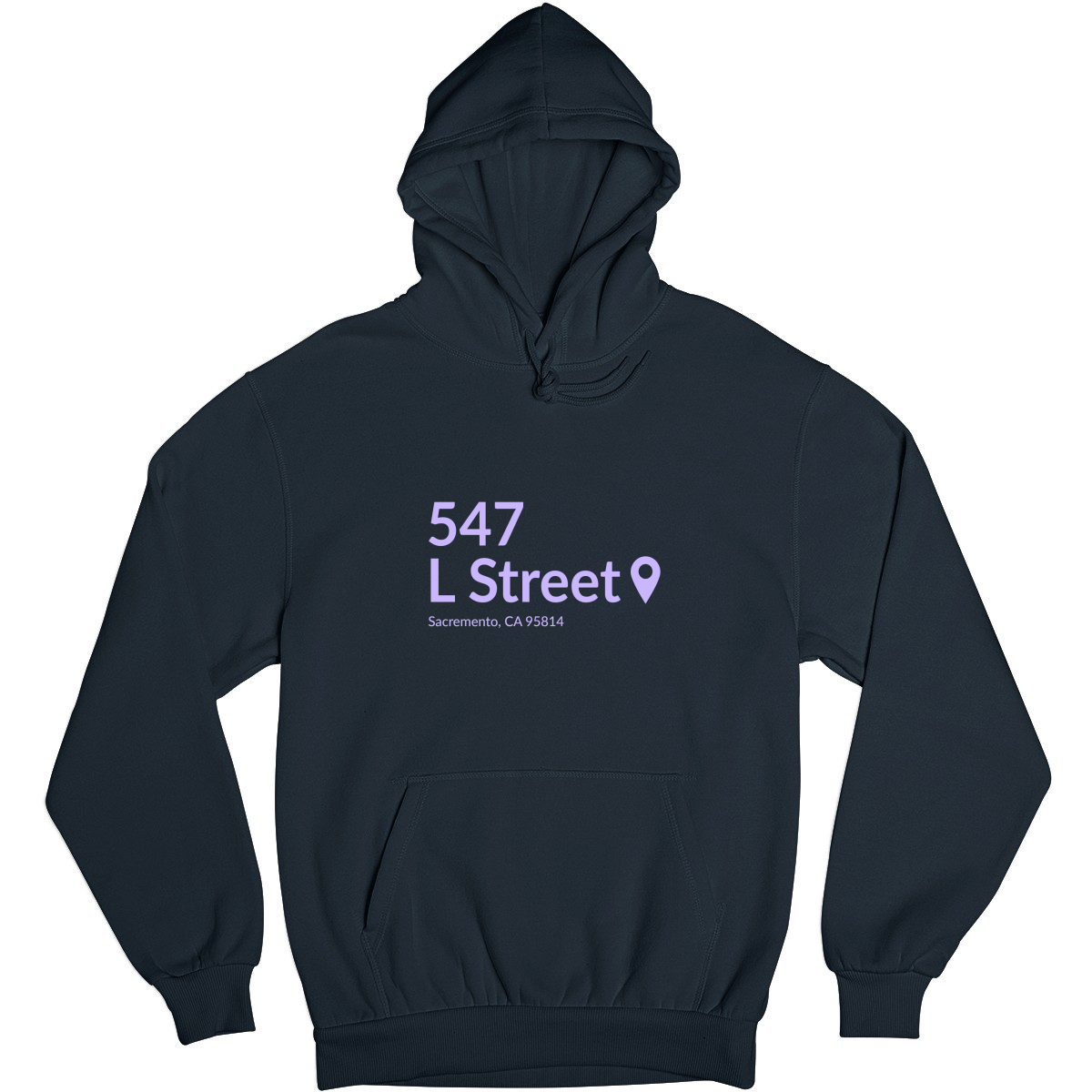 Sacramento Basketball Stadium Unisex Hoodie | Navy