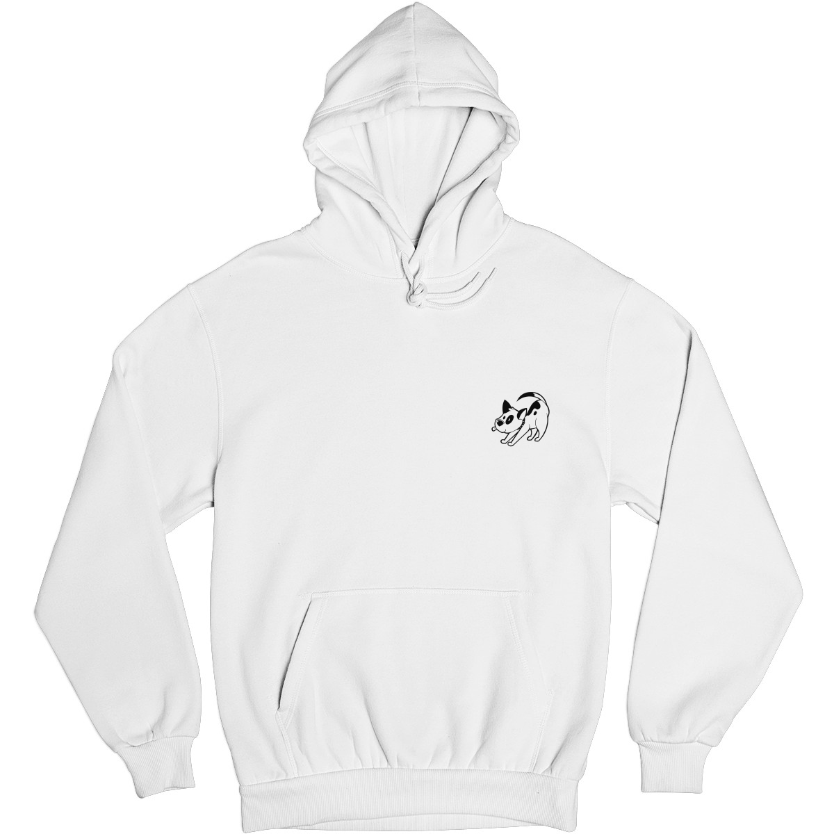 Bull Terrier  Unisex Hoodie | White