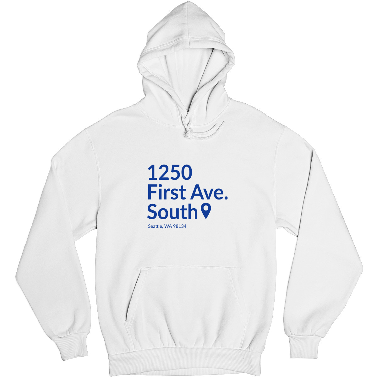 Seattle Baseball Stadium Unisex Hoodie | White