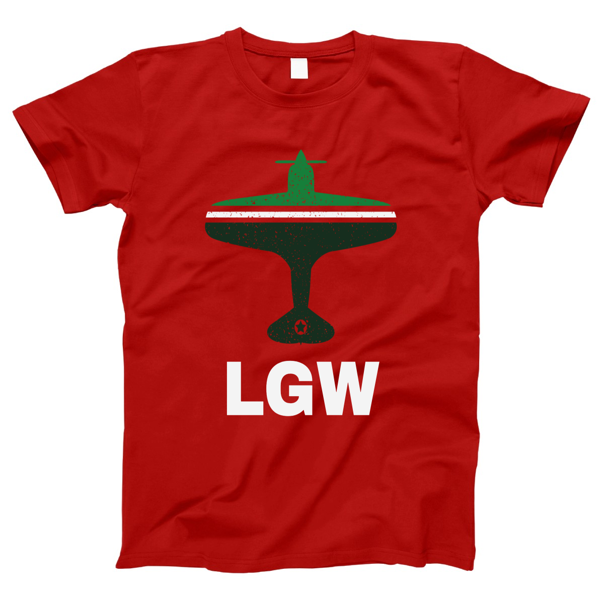 Fly London LGW Airport Women's T-shirt | Red