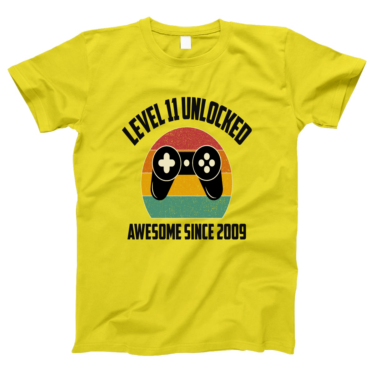 LEVEL 11 UNLOCKED Women's T-shirt | Yellow