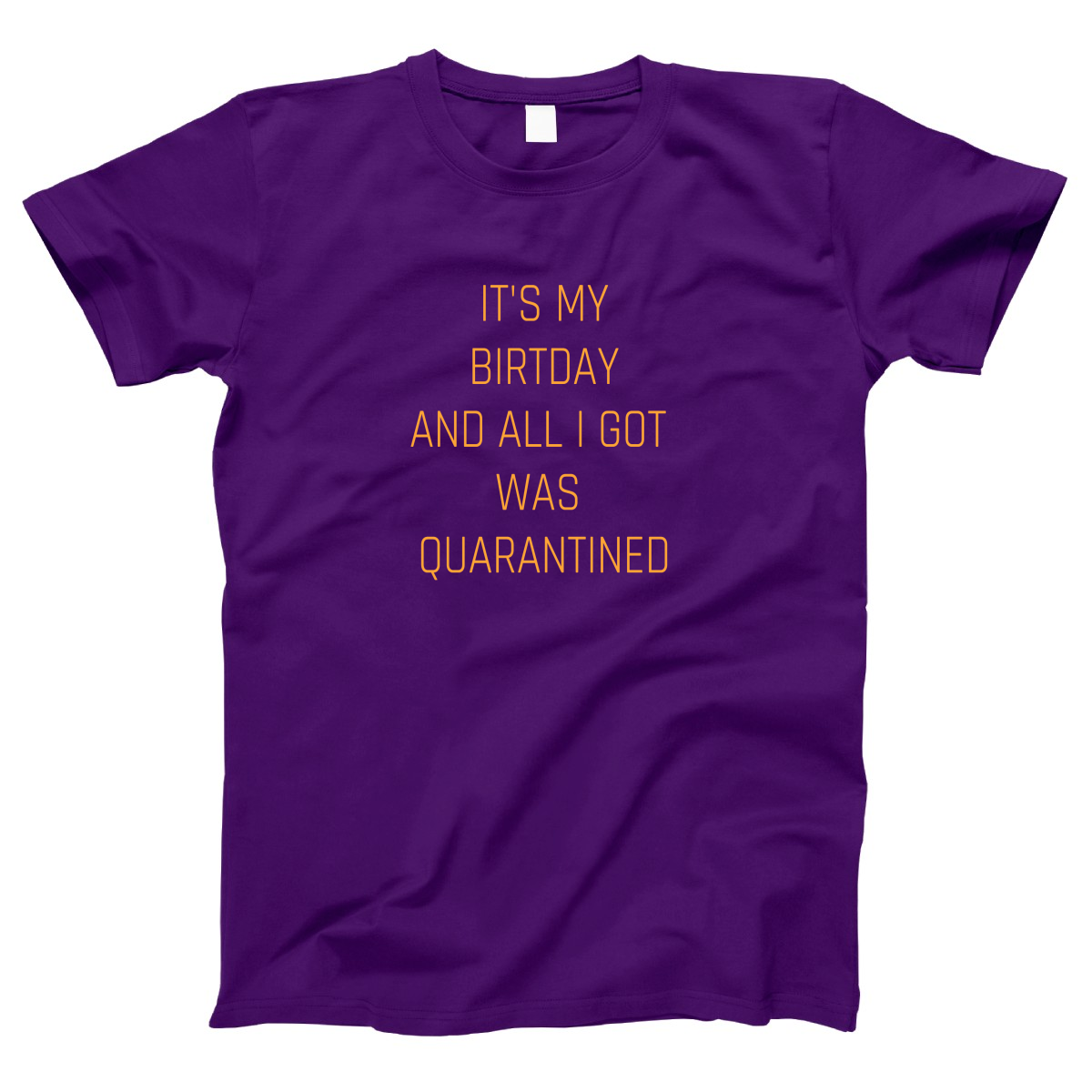 IT'S MY BIRTDAY  Women's T-shirt | Purple