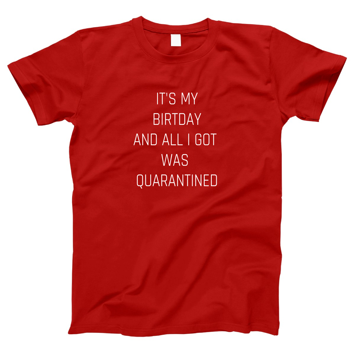 IT'S MY BIRTDAY  Women's T-shirt | Red