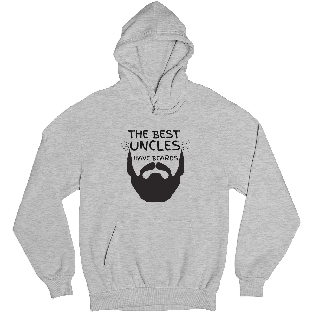 The Best Uncles Have Beards Unisex Hoodie | Gray