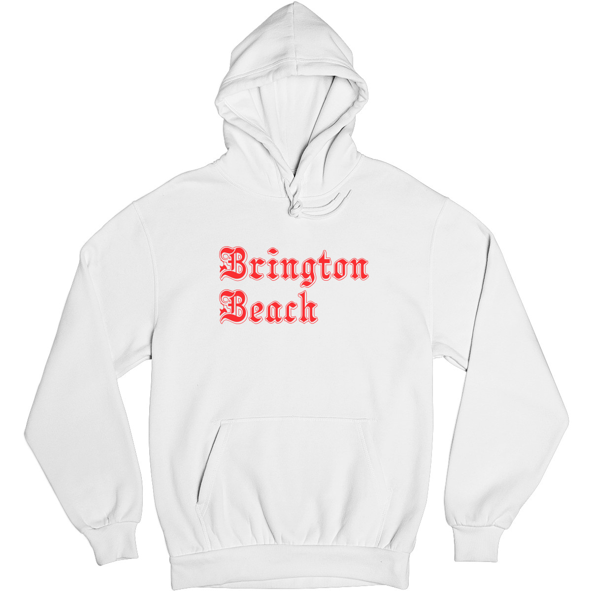 Brighton Beach Gothic Represent Unisex Hoodie | White