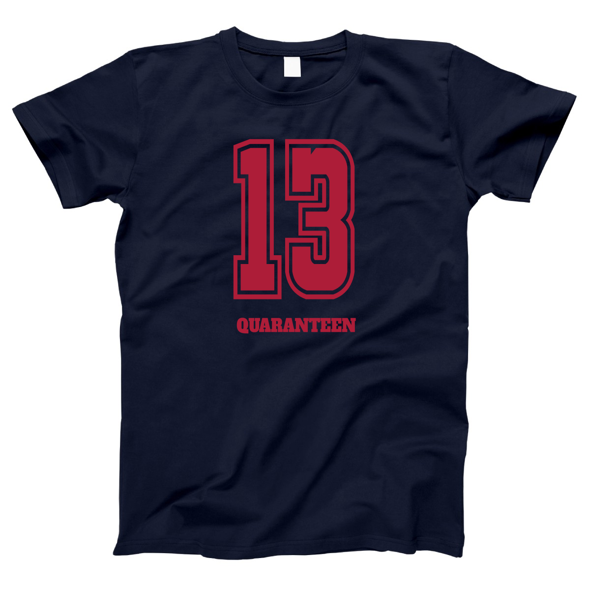 13 QUARANTEEN Women's T-shirt | Navy