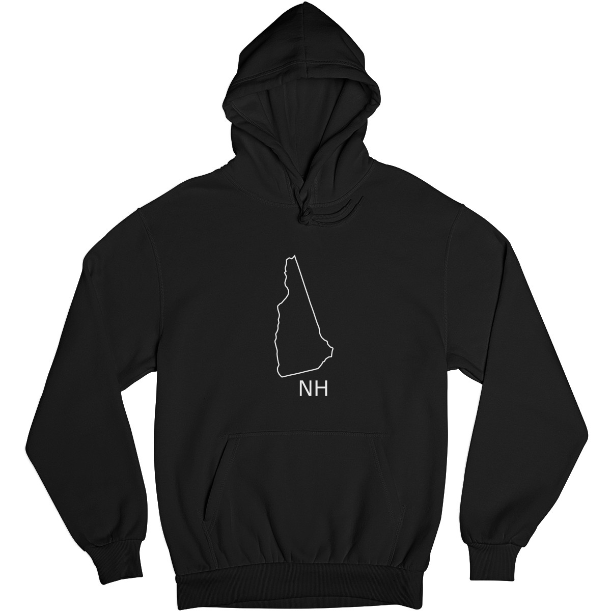 New Hampshire Unisex Hoodie | Black